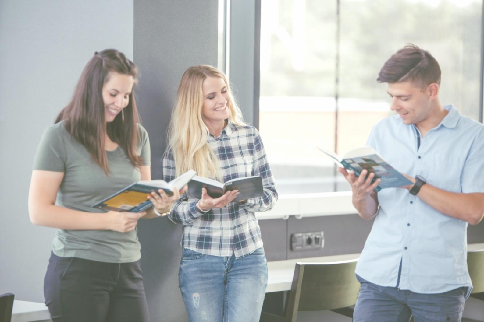 Financial planning meeting with clients reviewing event investment strategies